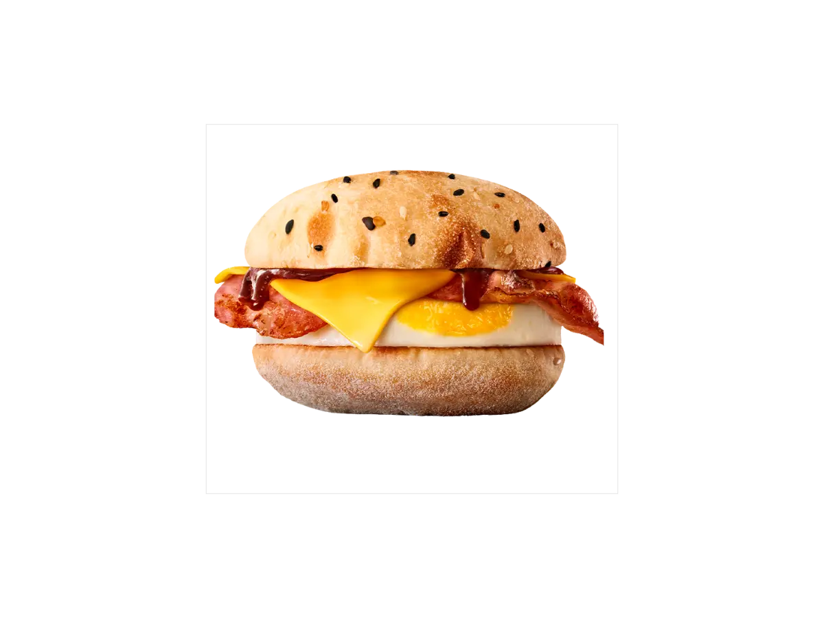 Bacon & Egg Turkish Brekky Roll