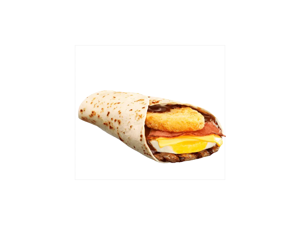Big BBQ Brekky Wrap