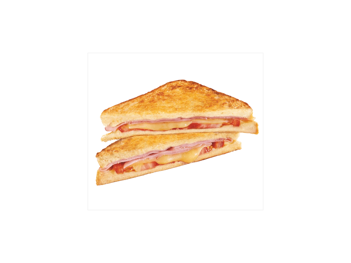 Ham Cheese & Tomato Toastie