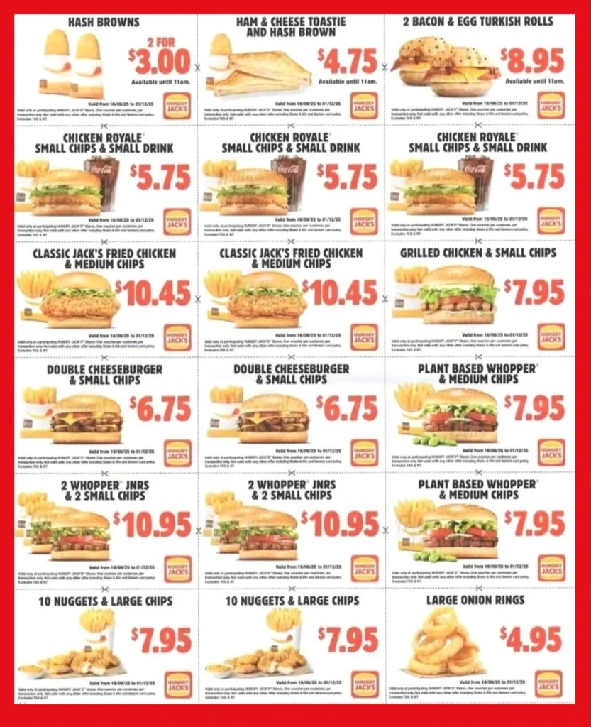 Hungry Jacks Vouchers 2026 Latest Deals & Discounts — free download