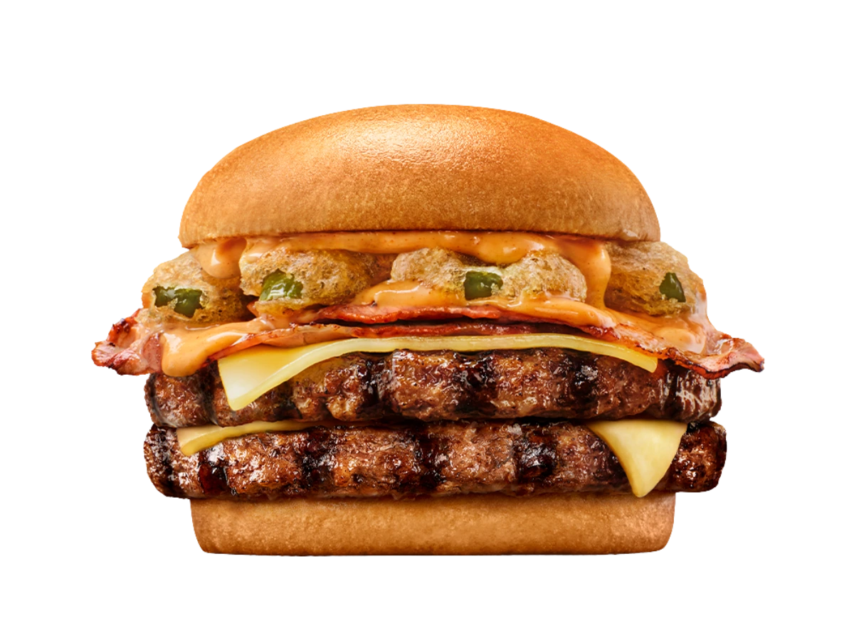 Double Grill Masters Spicy Chipotle Angus at Hungry Jacks Australia