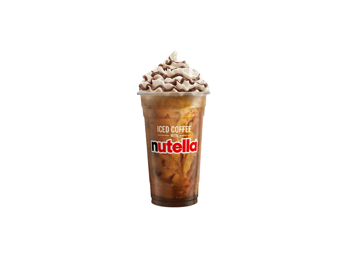 Iced Coffee with Nutella at Hungry Jack's Australia